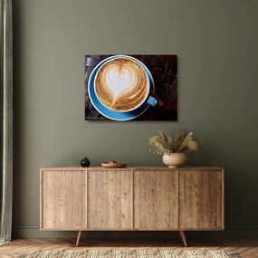 Obraz na szkle - Latte Art (70x50 cm)
