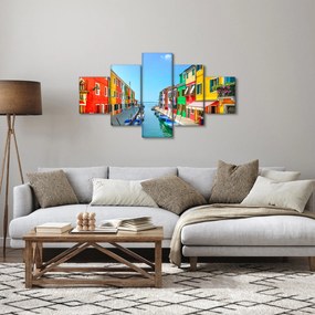 Obraz - Wyspa Burano, Wenecja, Włochy (125x70 cm)