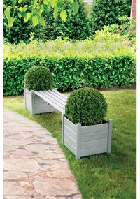 Szara drewniana ławka ogrodowa – Esschert Design
