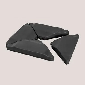 Nogi Parasola Prostokątne 70x77 Cm Do Napełniania Zarpom Czarna - Sklum