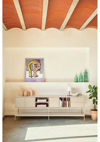 Ceglasta szafka pod TV 220x74x45 cm Platt – Teulat