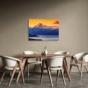 Obraz na szkle - Jezioro Pukaki (70x50 cm)