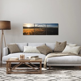 Obraz nieba (z zegarem) (90x30 cm)