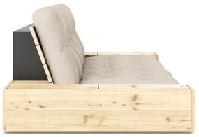 Beżowa rozkładana sofa 244 cm Base – Karup Design