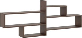 Minimalistyczna półka wisząca w kolorze wenge B0-B40