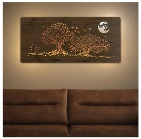 Li-Go 5042/DUB2 - LED Dekoracja ścienna LED/24W/230V 110x50 cm dąb/trzy dęby
