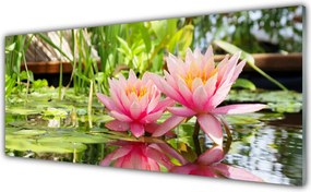 Panel Szklany Wykwintny Ogród Kwiatowy