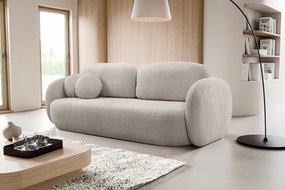 Masseno Sofa AMICO z funkcją spania i pojemnikiem na pościel, Rozkładana sofa - Szary, ABRIAMO 6