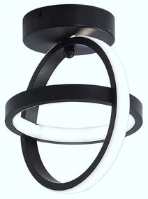 Plafon lampa LED sufitowa geometryczna metalowa AT72-2SL-Black