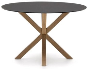 Okrągły stół ze szklanym blatem ø 120 cm Argo – Kave Home