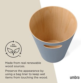 Niebieski kosz na śmieci 7,5 l Woodrow – Umbra