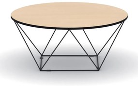 Okrągły stół konferencyjny WIRE, średnica 105 cm, buk