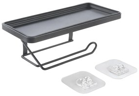 Samoprzylepny uchwyt ze stali nierdzewnej na papier toaletowy Origin Lava – Metaltex