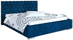 Pikowane łóżko małżeńskie 200x200 F8-M37