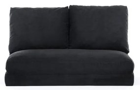 Czarna rozkładana sofa 120 cm Taida – Balcab Home