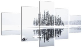 Obraz - Było biało (125x70 cm)