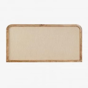 Głowica Z Drewna Mango, Mdf I Juty Abrams 180 Cm - Sklum