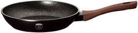 Czarna patelnia z brązową rączką 28cm B6-N60
