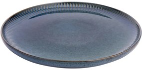 Altom Płytki talerz porcelanowy Reactive Stripes niebieski, 26 cm