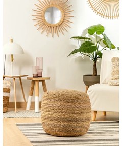 Puf w naturalnym kolorze Doc – Kave Home