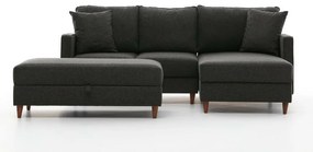 Sofa narożna Eva Right Anthracite
