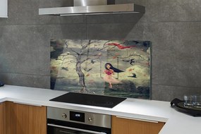 Panel nad Blat Kuchenny Bajkowa Scena na Skale