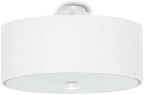 Biały minimalistyczny okrągły plafon 30 cm - EX661 G6-K97
