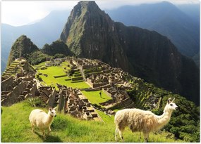 Obraz na szkle - Machu Picchu (70x50 cm)