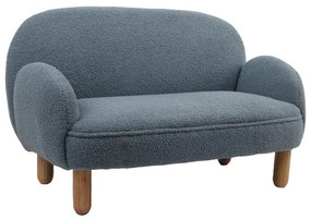 Beżowa sofa dla dzieci z materiału bouclé 89 cm Rocky – Vipack