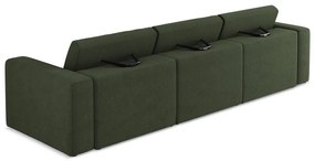 Zielona sofa modułowa 314 cm Kalea – Makamii