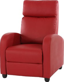 Fotel relaksacyjny Dallas,  czerwony