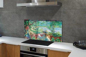 Panel nad Blat Kuchenny Nad Wodą - Pierre Auguste Renoir