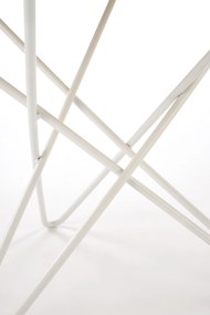 Ława okrągła MDF naturalny/biały 60/55 LEILA