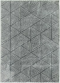 HOMCOM Dywan do salonu w nowoczesnym stylu, zmywalny dywan 150 x 80 cm Ciemnoszary