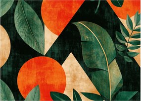 Obraz - Geometryczne motywy naturalne II. (70x50 cm)