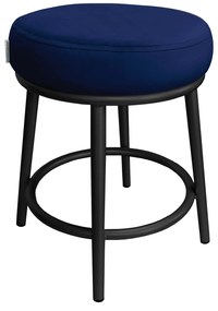 Taboret Ben noga metalowa czarna MG16