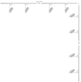 Zuma Line 3587 - Oprawa punktowa w systemie szynowym LISA 8xGU10/35W/230V biała