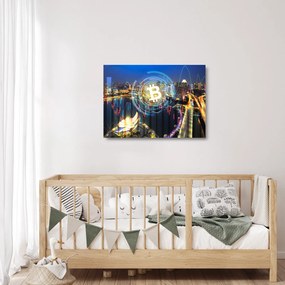 Obraz na szkle - Miasto Inwestycji (70x50 cm)
