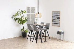 Loftowy stół barowy w kolorze drewna Seaford dąb