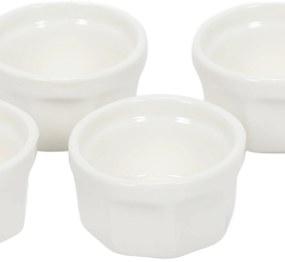 Miseczki na przekąski z porcelany, 4 szt.