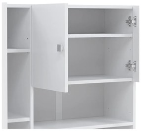 Biała szafka łazienkowa 90x182 cm Combi – TemaHome