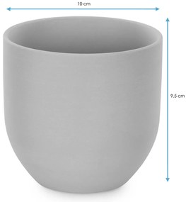 Ceramiczna doniczka SHIRE ciemnoróżowa