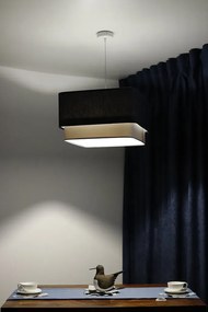 Lampa wisząca KWADRO DUO 008 51x47cm granatowa/szara BPS KONCEPT