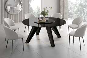 Okrągły stół z obrotowym blatem Rotante 160 Hubertus połysk