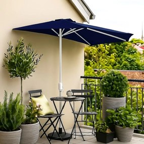 Półokrągły balkonowy parasol przeciwsłoneczny 2,7 m