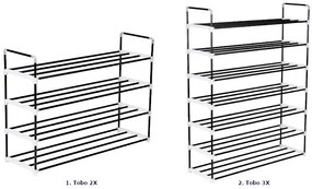 Minimalistyczny stojak na buty - Tobo 2X