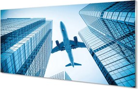 Panel nad Blat Kuchenny Samolot nad Budynkami