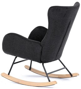 Fotel bujany BK2, czarny