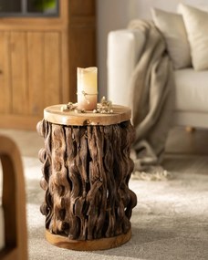Stolik drewniany Root 35x35x46 cm