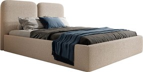 Łóżko tapicerowane DANTE SLIM z pojemnikiem na pościel